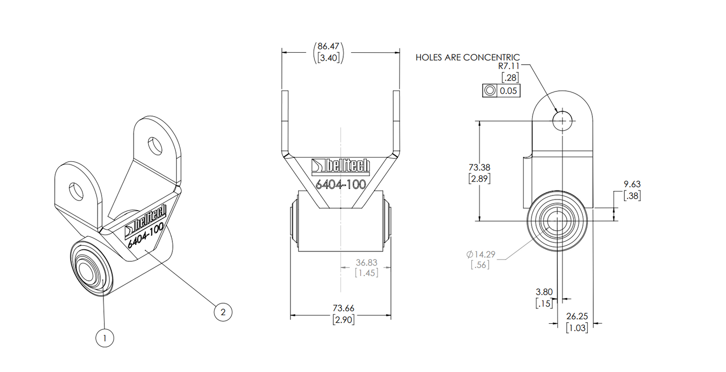 Shackles | Bushing ID 9/16"