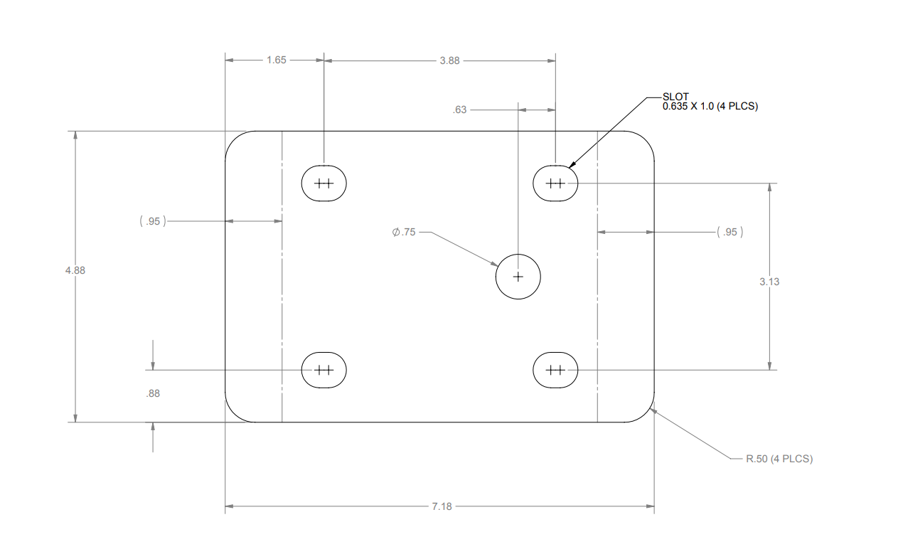 Single Pin U-Bolt Plates