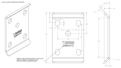 Single Pin U-Bolt Plates